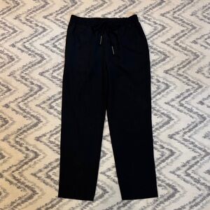 Diane Von Furstenberg Silk Black Joggers